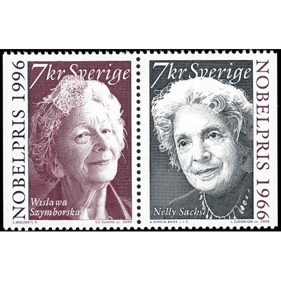 Suecia Sweden 2176/77 2000 Premios Nobel MNH Suecia Sweden 2176/77 2000 Premios Nobel MNH