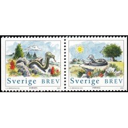 Suecia Sweden 2195/96 2001 Año lunar chino de la serpiente MNH