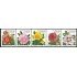 Suecia Sweden 2220/24 2001 Flores Peonías MNH