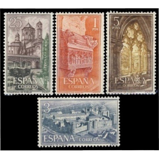 España Spain 1494/97 1963 Real Monasterio de Santa María de Poblet MNH España Spain 1494/97 1963 Real Monasterio de Santa María de Poblet MNH