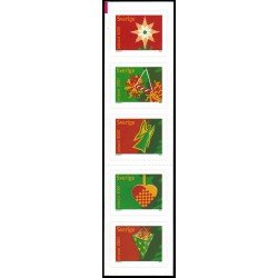 Suecia Sweden 2241/45 2001 Navidad Decoración Autoadhesivos