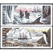 Suecia Sweden 2248/49 2002 Centenario de la primera expedición sueca al Polo Sur MNH