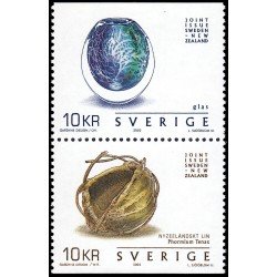 Suecia Sweden 2279/80 2002 Arte y artesanía Emisión conjunta con Nueva Zelanda MNH Suecia Sweden 2279/80 2002 Arte y artesanía Emisión conjunta con Nueva Zelanda MNH