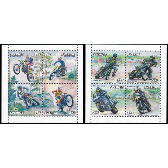 Suecia Sweden 2296/03 2002 Motociclismo MNH Suecia Sweden 2296/03 2002 Motociclismo MNH