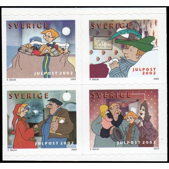 Suecia Sweden 2308/11 2002 La Navidad de Karl-Bertil Jonsson Autoadhesivos Suecia Sweden 2308/11 2002 La Navidad de Karl-Bertil Jonsson Autoadhesivos