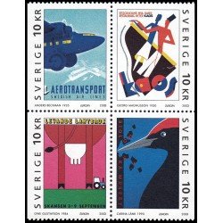 Suecia Sweden 2317/20 2003 Europa Arte del cartel MNH Suecia Sweden 2317/20 2003 Europa Arte del cartel MNH