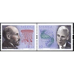 Suecia Sweden 2328/29 2003 Premio Nobel de medicina Emisión conjunta con España MNH Suecia Sweden 2328/29 2003 Premio Nobel de medicina Emisión conjunta con España MNH