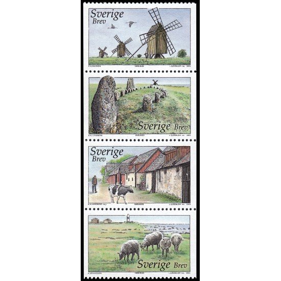 Suecia Sweden 2333/36 2003 Sitios del Patrimonio Mundial MNH Suecia Sweden 2333/36 2003 Sitios del Patrimonio Mundial MNH