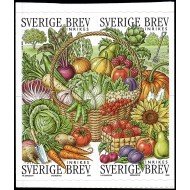 Suecia Sweden 2345/48 2003 Flora Frutoas y legumbres de jardín Autoadhesivos
