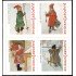 Suecia Sweden 2360/63 2003 Detalles de un cuadro del pintor Carl Larsson Autoadhesivos