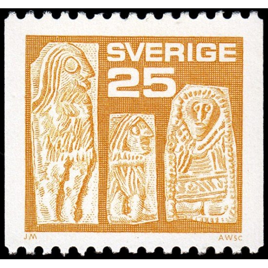 Suecia Sweden 877 1975 Investigación arqueológica Figuras de Eketorp MNH Suecia Sweden 877 1975 Investigación arqueológica Figuras de Eketorp MNH