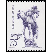 Suecia Sweden 886 1975 Centenario del nacimiento del escultor Carl Milles MNH