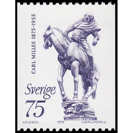 Suecia Sweden 886 1975 Centenario del nacimiento del escultor Carl Milles MNH Suecia Sweden 886 1975 Centenario del nacimiento del escultor Carl Milles MNH