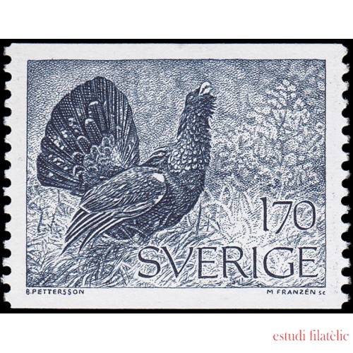 Suecia Sweden 882 1975 Urogallo MNH