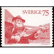 Suecia Sweden 903 1975 Instrumentos Musicales  Zanfona MNH