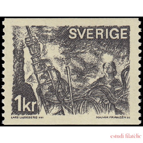 Suecia Sweden 664 1970 Explotación minera MNH