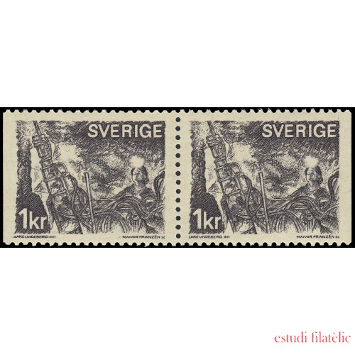 Suecia Sweden 664b 1970 Explotación minera MNH