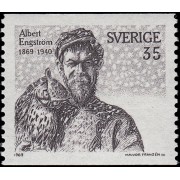 Suecia Sweden 617 1969 Centenario del nacimiento del pintor y escritor Albert Engstrom MNH