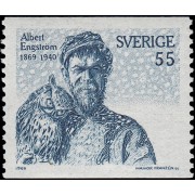 Suecia Sweden 618 1969 Centenario del nacimiento del pintor y escritor Albert Engstrom MNH