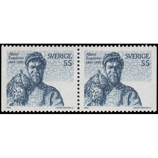 Suecia Sweden 618b 1969 Centenario del nacimiento del pintor y escritor Albert Engstrom MNH Suecia Sweden 618b 1969 Centenario del nacimiento del pintor y escritor Albert Engstrom MNH