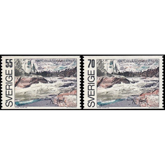 Suecia Sweden 655/56 1970 Año europeo de la conservación de la naturaleza MNH Suecia Sweden 655/56 1970 Año europeo de la conservación de la naturaleza MNH