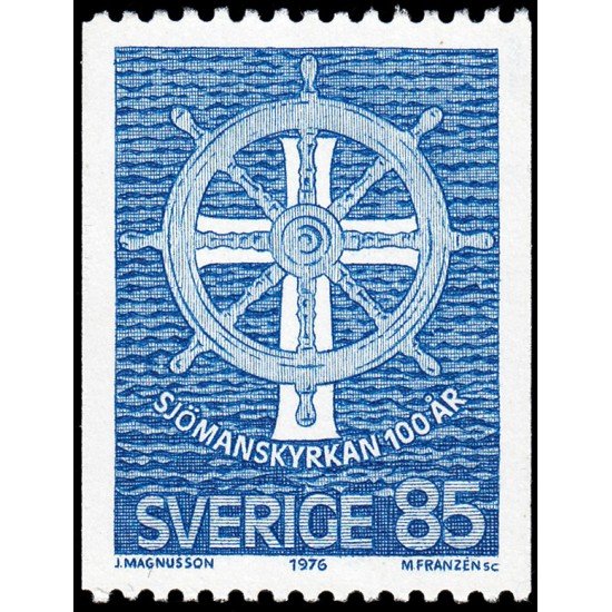 Suecia Sweden 932 1976 Centenario de la iglesia de los marineros suecos MNH Suecia Sweden 932 1976 Centenario de la iglesia de los marineros suecos MNH