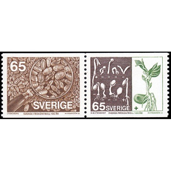 Suecia Sweden 921/22 1976 Prueba de semillas MNH Suecia Sweden 921/22 1976 Prueba de semillas MNH
