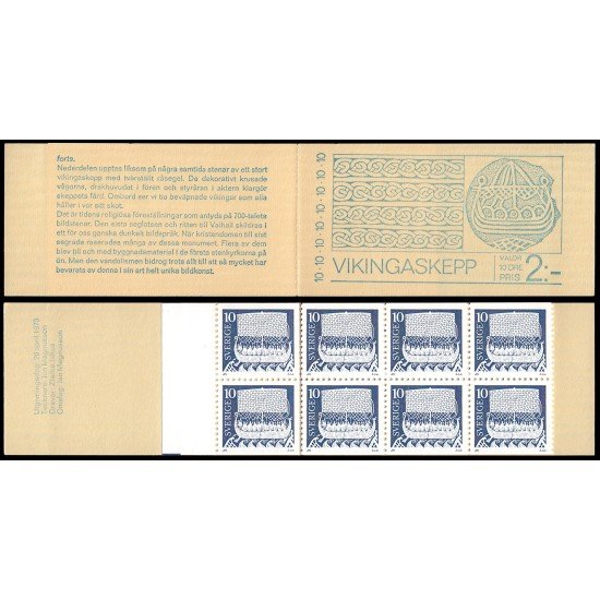 Suecia Sweden C779 1973 Esculturas de piedra de Gotland Carnet MNH Suecia Sweden C779 1973 Esculturas de piedra de Gotland Carnet MNH