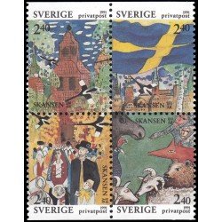 Suecia Sweden 1645/48 1991 Centenario del Museo Skansen de Estocolmo MNH Suecia Sweden 1645/48 1991 Centenario del Museo Skansen de Estocolmo MNH