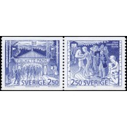 Suecia Sweden 1651/52 1991 Centenario de los parques de atracciones MNH
