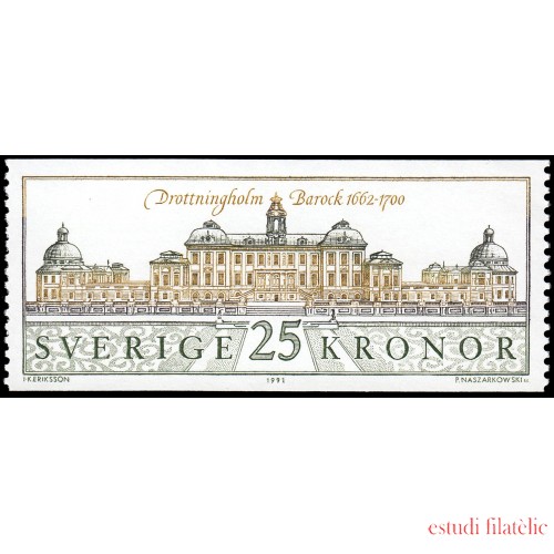 Suecia Sweden 1644 1991 Palacio de Drottningholm MNH