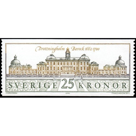 Suecia Sweden 1644 1991 Palacio de Drottningholm MNH Suecia Sweden 1644 1991 Palacio de Drottningholm MNH