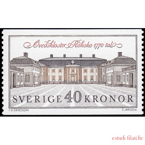 Suecia Sweden 1611 1990 Palacio de Drottningholm MNH