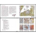 Suecia Sweden C1637 1991 Mapas y planos Carnet MNH