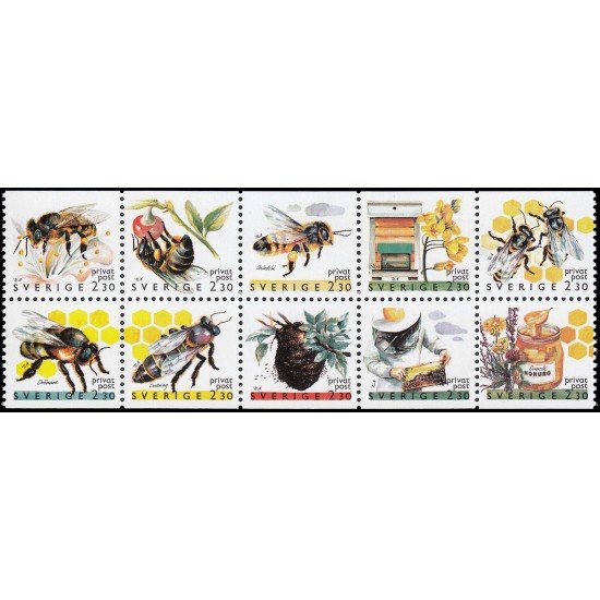Suecia Sweden 1591/00 1990 Apicultura MNH Suecia Sweden 1591/00 1990 Apicultura MNH