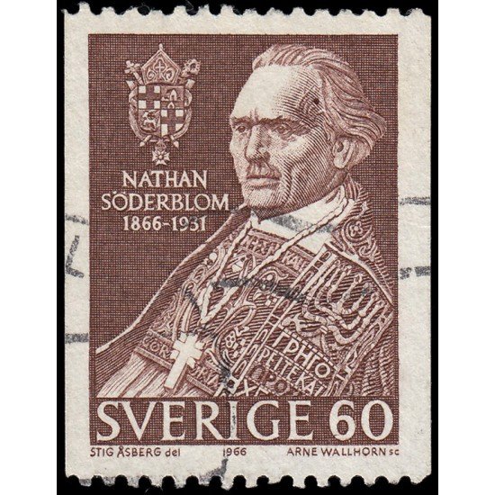 Suecia Sweden 531 1966 Centenario del nacimiento de Nathan Soderblom arzobispo de Upsala Usado Suecia Sweden 531 1966 Centenario del nacimiento de Nathan Soderblom arzobispo de Upsala Usado