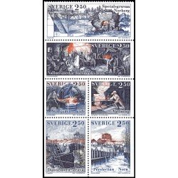 Suecia Sweden 1656/61 1991 Industria siderúrgica MNH Suecia Sweden 1656/61 1991 Industria siderúrgica MNH
