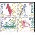 Suecia Sweden 1662/65 1991 Campeones suecos con medalla de oro en los Juegos Olímpicos MNH