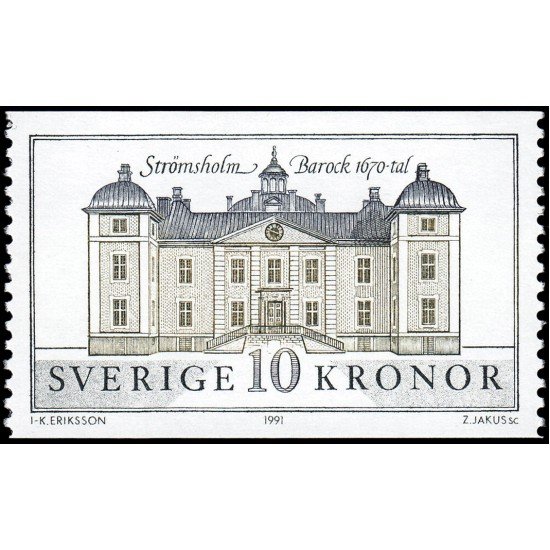 Suecia Sweden 1666 1991 Palacio de Stromsholm MNH Suecia Sweden 1666 1991 Palacio de Stromsholm MNH