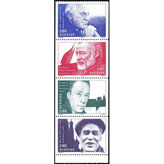 Suecia Sweden 1621/24 1990 Galardonados premio Nobel de literatura MNH Suecia Sweden 1621/24 1990 Galardonados premio Nobel de literatura MNH