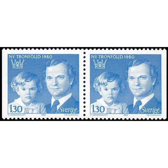 Suecia Sweden 1083b 1980 Nuevo orden de sucesión al trono MNH Suecia Sweden 1083b 1980 Nuevo orden de sucesión al trono MNH