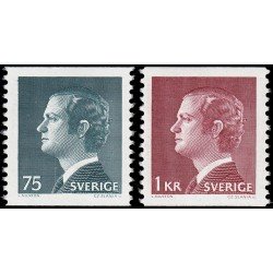 Suecia Sweden 829/30 1974 Rey Carlos Gustavo XVI MNH Suecia Sweden 829/30 1974 Rey Carlos Gustavo XVI MNH