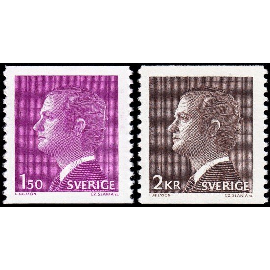 Suecia Sweden 1095/96 1980 Rey Carlos Gustavo XVI MNH Suecia Sweden 1095/96 1980 Rey Carlos Gustavo XVI MNH