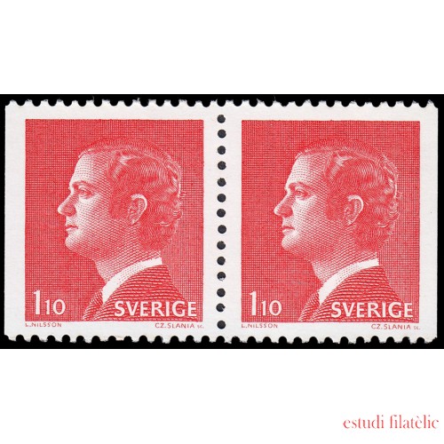 Suecia Sweden 954a 1977 Rey Carlos Gustavo XVI MNH 