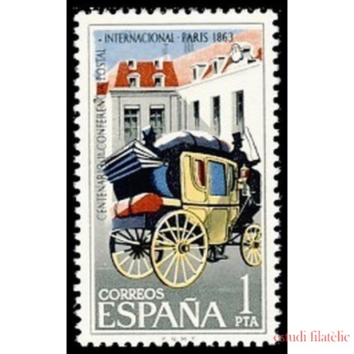 España Spain 1508 1963 Centenario de la I Conferencia postal Internacional  LUJO MNH