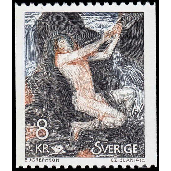 Suecia Sweden 1114 1980 El duende del agua de Ernst Josephson MNH Suecia Sweden 1114 1980 El duende del agua de Ernst Josephson MNH