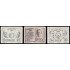 Suecia Sweden 643/45 1969 Galardonados con el premio Nobel MNH