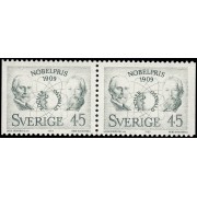 Suecia Sweden 643b 1969 Galardonados con el premio Nobel MNH
