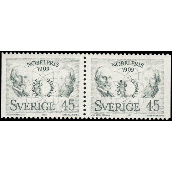 Suecia Sweden 643b 1969 Galardonados con el premio Nobel MNH Suecia Sweden 643b 1969 Galardonados con el premio Nobel MNH