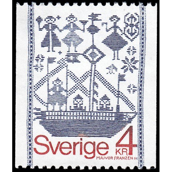 Suecia Sweden 1038 1979 Tapiz de pared Scanian MNH Suecia Sweden 1038 1979 Tapiz de pared Scanian MNH